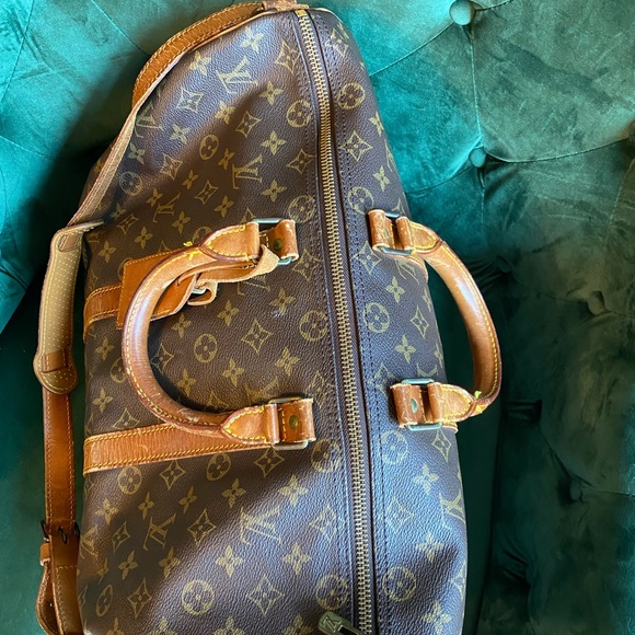 Authentic Louis Vuitton keepall 45 bandouliere travel monogram unisex - Picture 7 of 16